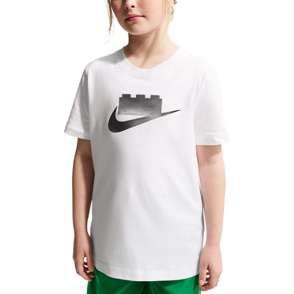 Nike × LEGO T-Shirt Collection Round Neck Pullover Printed Short Sleeve Kids tops IO1960-100