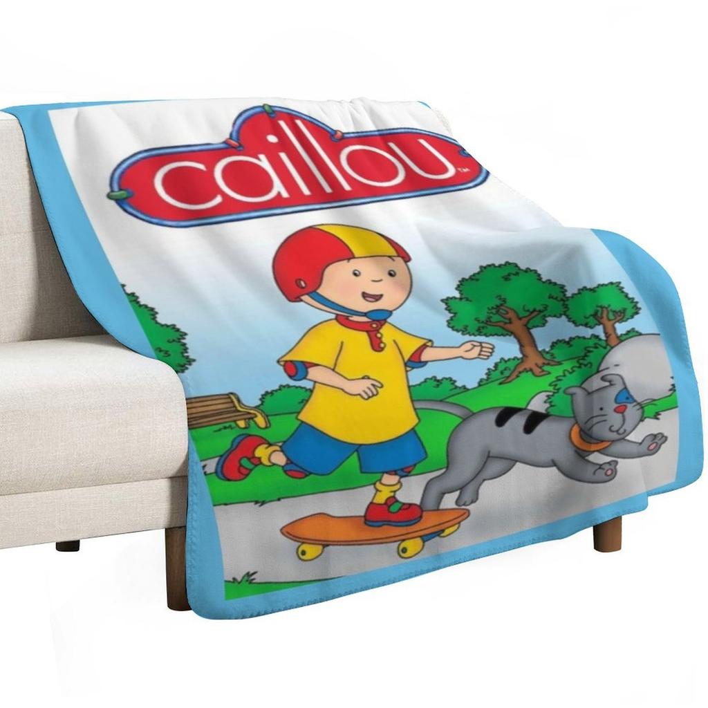 Caillou Throw Blanket Cozy Throw Blanket Birthday Gift for Him Her