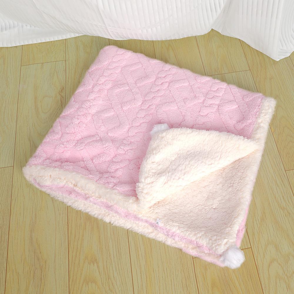 Pet Blanket Dog Fluffy Towel Blanket Fleece Sleeping Cover Towel Cushion For Dog Cats Mat Bed Blanket For Beds Winter Warm