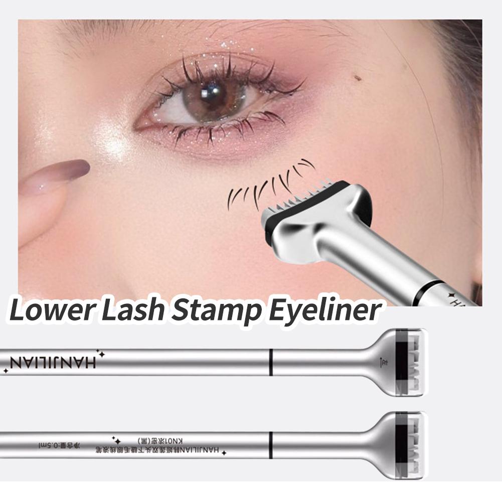 Eyelash Seal DIY Lower Lash Extension Stamps Silicone Mascara Convenient Makeup For Beginner Si A6V1