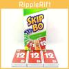Conjunto Divertido de Cartas Skip Bo Desenvolve Inteligência E Coordenação Olho-Mão