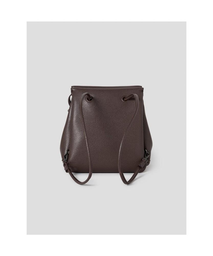 Beanpole Accessory Less Bag_3 Small Leather Backpack Brown