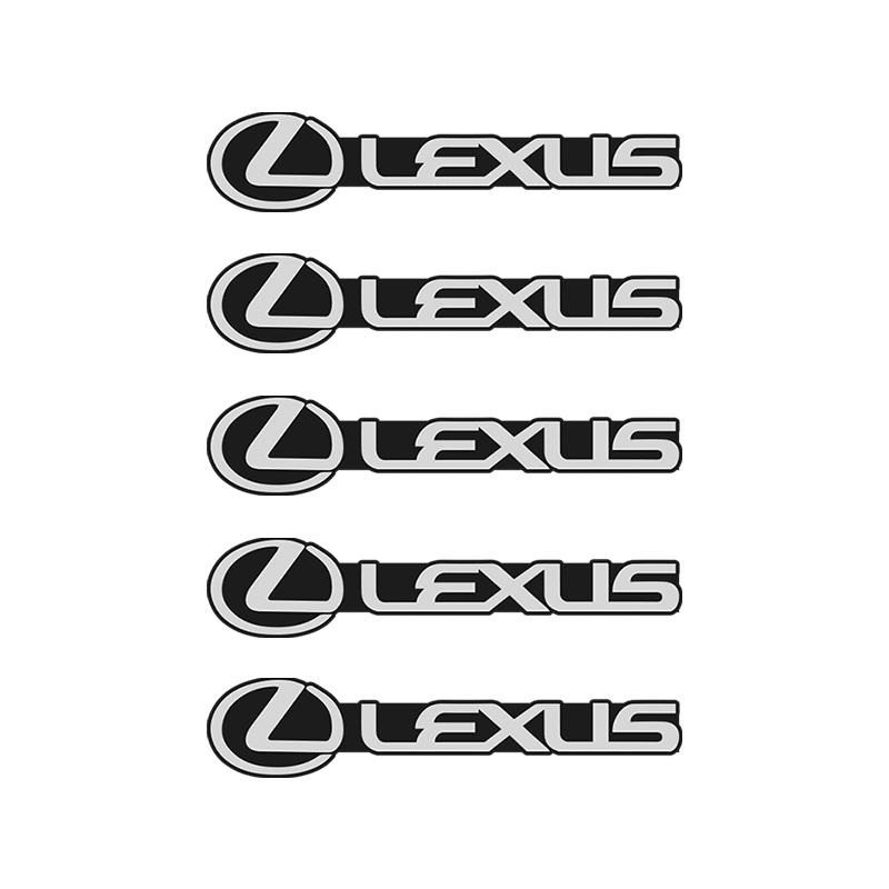 

5/10Pcs 3D Aluminum Car Audio Stereo Speaker Badge Emblem Sticker For Lexus GX470 RX330 Ct200h IS200 RX450h IS300h NX300h UX RX
