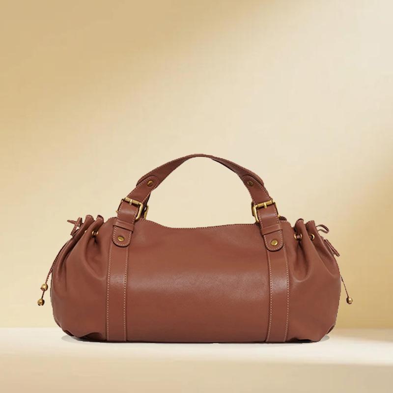 Beliebte Luxus-Kordelzug-Tragetasche für Damen Plissiertes Design Achselhöhle Handheld Umhängetasche Tägliche Lässige Handtasche