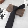 Luxury Stripes Mens Tie Woven Soft Cotton Necktie Classic Cravat Gift