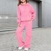 Kapuzenpullover und Hose Set für Jungen Mädchen Alter 6-12 Sportbekleidung Outfit