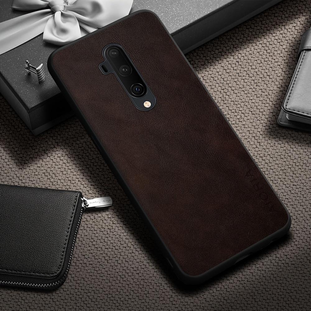 Phone Case - Luxury Retro Faux Leather Phone Case for Oneplus 9 8 7 6 Pro 9R 9RT 9 US 6T 8T 7T Pro Matte Soft Bumper Hard Back Cover Fashion Case