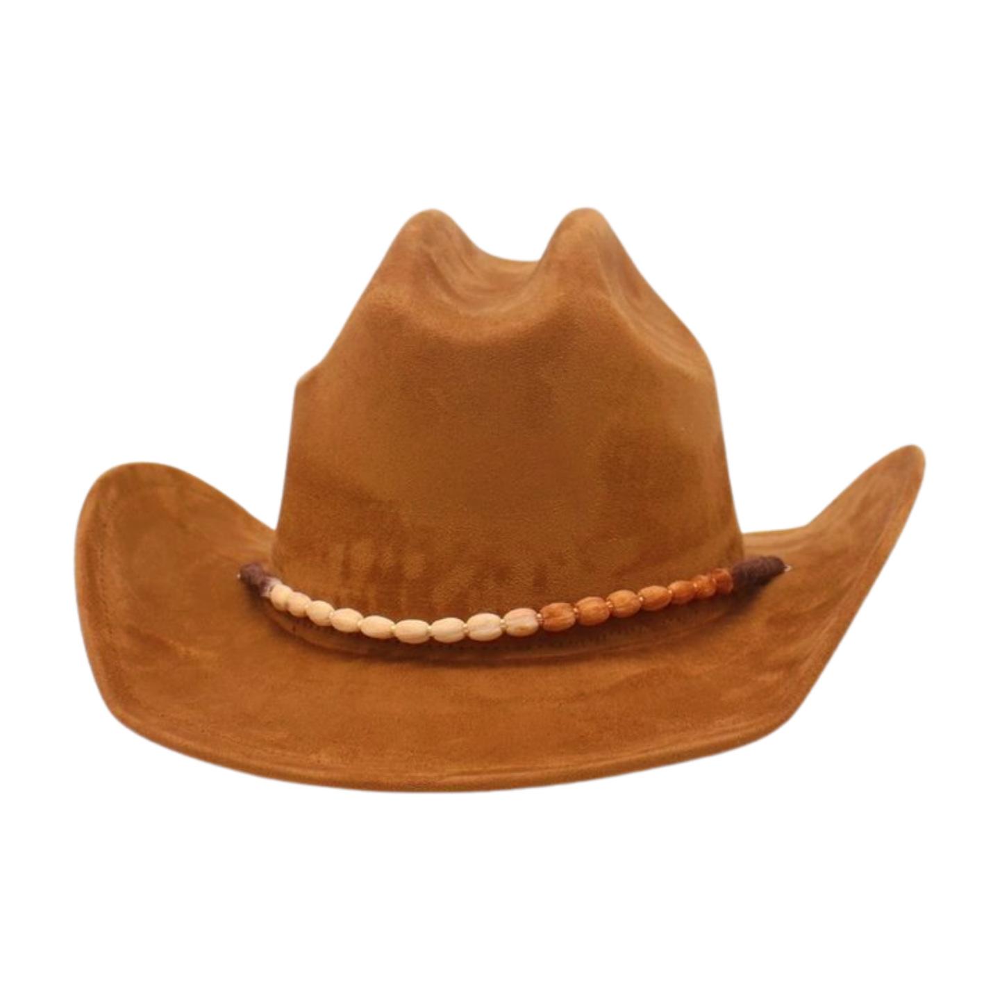 

Top Hat European And American Fashion Men And Women French Cross-Border Wholesale Amazon European And American Windbreak Rope Travel Vacation Cowboy one size [one word j]