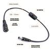 1.5M DC5521 Female To Male Power Cord With Toggle Switches For Various 12V Electronics And Home Appliances