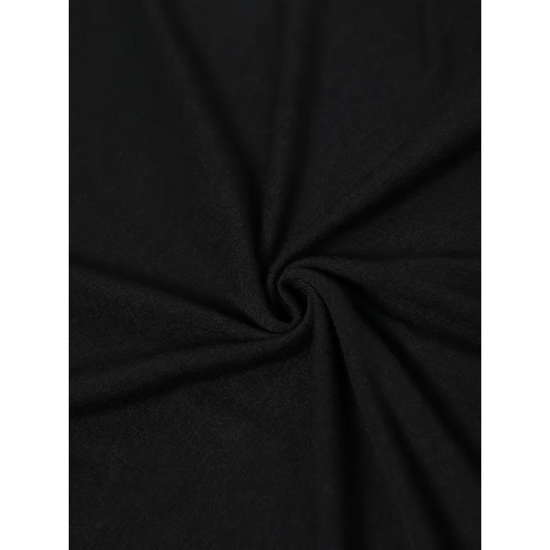 Damen lebendiger Kaffee-Grafikdruck Rundhals Kurzarm T-Shirt Weich Atmungsaktiv Bequem Lässig Frühling Sommer Oberteil