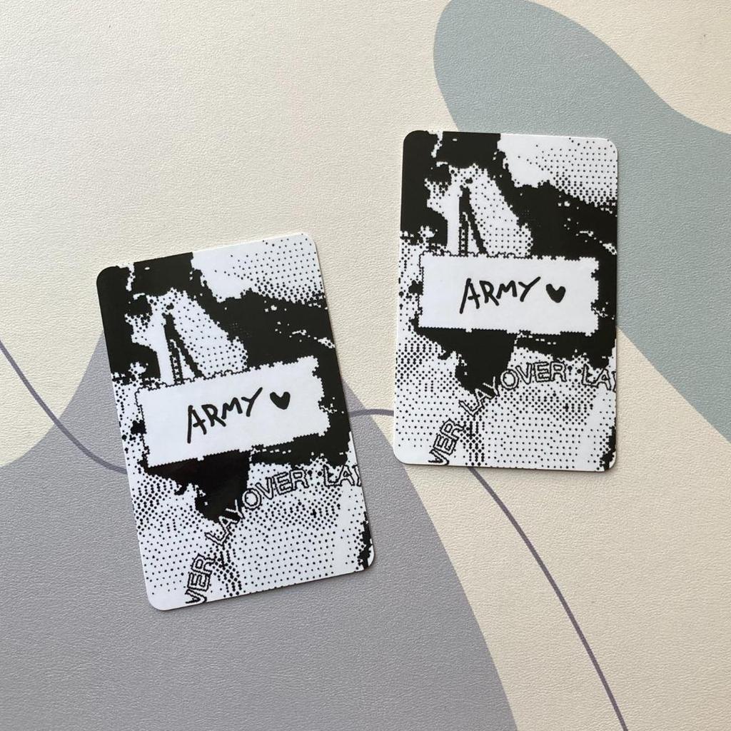 [USED] V BTS Layover Taehyung V Bonus Trading Cards (2 Cards)