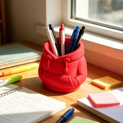 Kapüşonlu Şekilli Kalemlik 3D Sweatshirt Geniş Kapasiteli Kalem Düzenleyici Ofis Çalışma Malzemeleri İçin Eğlenceli Masaüstü Kırtasiye Saklama