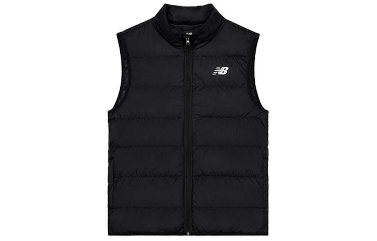 New Balance Vests Men s Black Stand Collar Moderate Other AMV13903-BK M