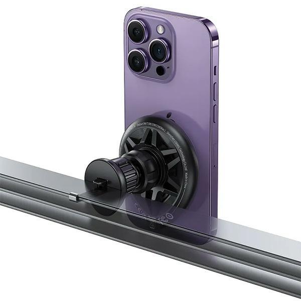 Usams Uchwyt Indukcyjny Us-Cd222 15Wdo Kratki Went. Czarny/Black Cd222Zj01