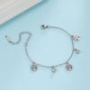 Korean Butterfly Crystal Bracelets on Hand for Women Stainless Steel Charm Bracelet Jewelry Valentine's Day Gift