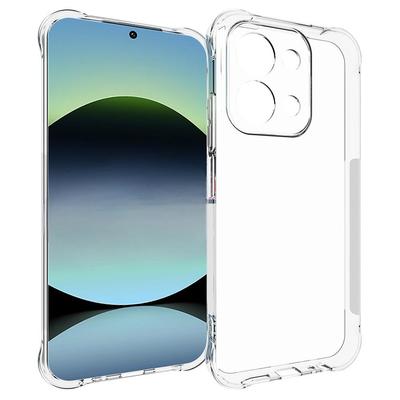 For Xiaomi Redmi 15C 5G TPU Case WANLONFENG WL2 Series 2.0mm Phone Cover with 2Pcs Tempered Glass Films