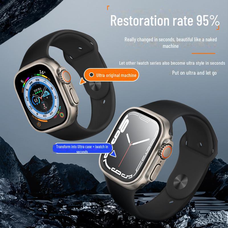 Compatible with iWatch7, Ultra Apple Watch S8 - 41mm Creative Advanced Strap & Protective Case