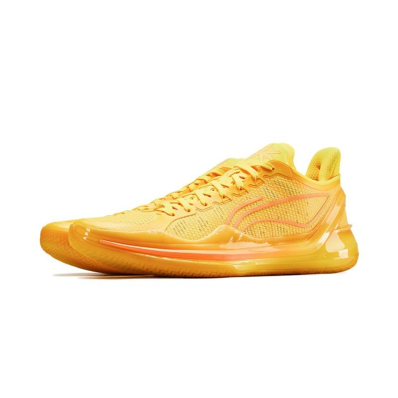 Li-Ning Liren 4 V2 Golden Chalice Basketball Shoes Unisex Fluorescent Mango Yellow ABAU037-5