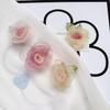 Korean Style DIY Burned Edge Flower Brooch Accessories