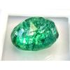 Natural Colombian Green Emerald 12-14 Ct Oval Cut Certified Stunning Gemstone