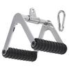 Fitness Pull Down Handle Ergonomics V Rowing Handle V Handle Double Rowing Machine Handle for Biceps Triceps Back Muscle Workout