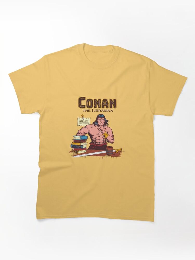Conan the Barbarian Conan The Librarian Colored Classic Unisex T-Shirt