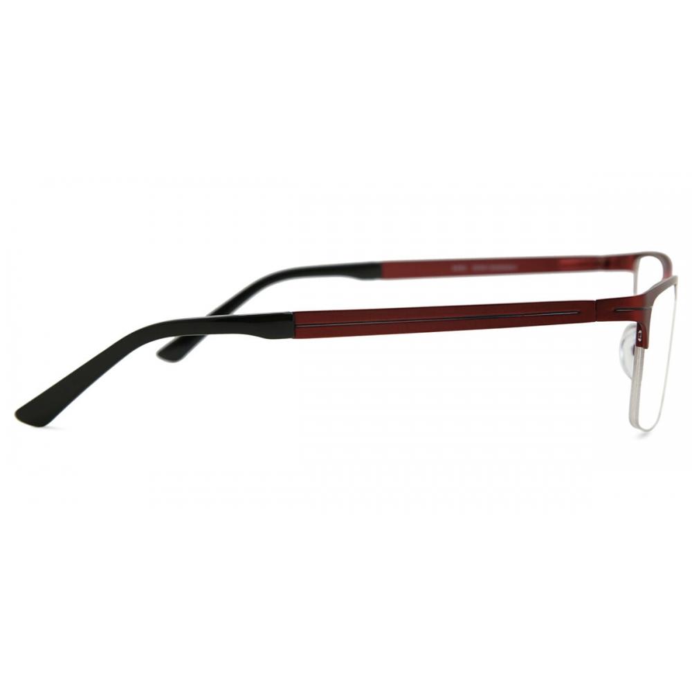 Semi Rimless Rectangle Red Smartbuy Collection Jan Asian Fit 646c Fashion Unisex Eyeglasses