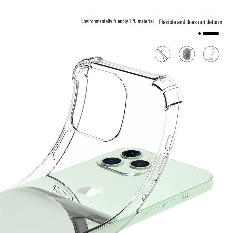 iPhone 13 Pro Max Airbag Sturzsichere Transparente Hülle