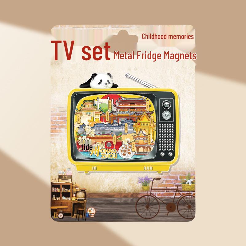 Magnetic Metal Refrigerator Magnets: City-Themed Cultural Souvenirs and Creative Tourist Gifts