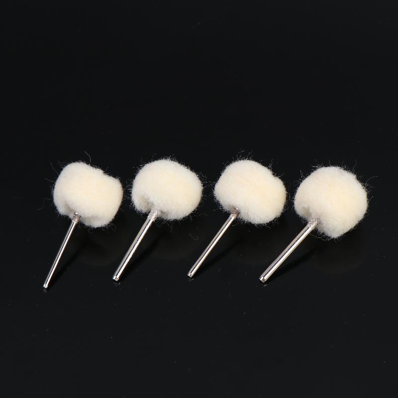 10Pcs Mini Grinding Sanding Head Abrasive Disc Felt 2.35/3Mm Shank Buffing Wheels Metal Polish Brush Drill Rotary Tool