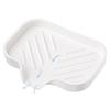 Bathroom Soap Dish Household Sink Sponge Holder Rubber Soap Dish For Soap Shower Soap Dispenser Tray Sink Home Supplies