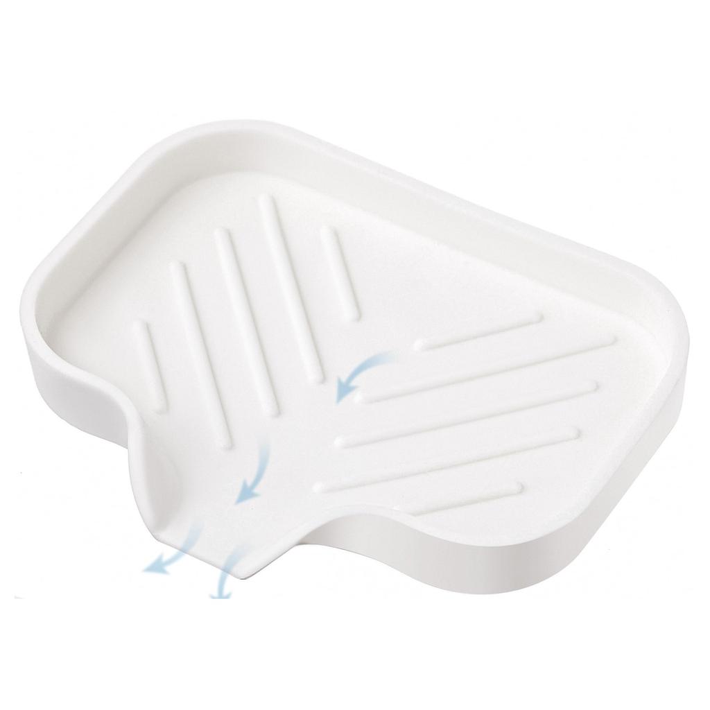 Bathroom Soap Dish Household Sink Sponge Holder Rubber Soap Dish For Soap Shower Soap Dispenser Tray Sink Home Supplies