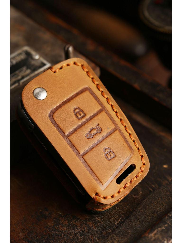 Popular Volkswagen Magotan Lavida High-End Folding Car Key Cover