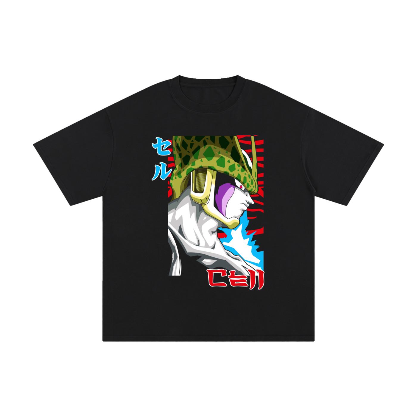 Dragon Ball Z Cell Perfect T-Shirt Manga Anime Graphic Tee All Size XXL