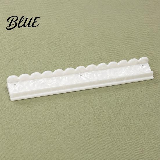 Mahjong Accessory 1/4Pcs Rack with Magnetic Pusher & Storage Bag Scalloped Acrylic Mah Table Organizer Jongg Tile Holder Bar Gift for American