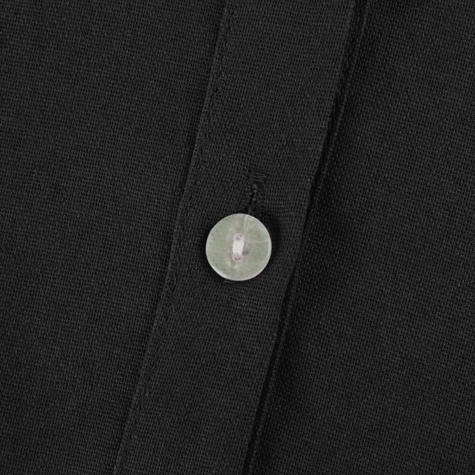 Женское модное повседневное однотонное платье без рукавов из хлопка и льна с карманами — фото 7