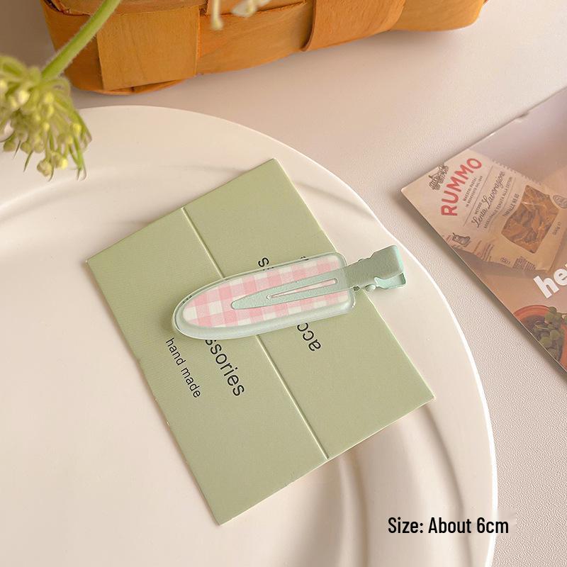 

Милая и нежная заколка для волос без следов для женской челки и макияжа - Аксессуар для детских волос и головной убор