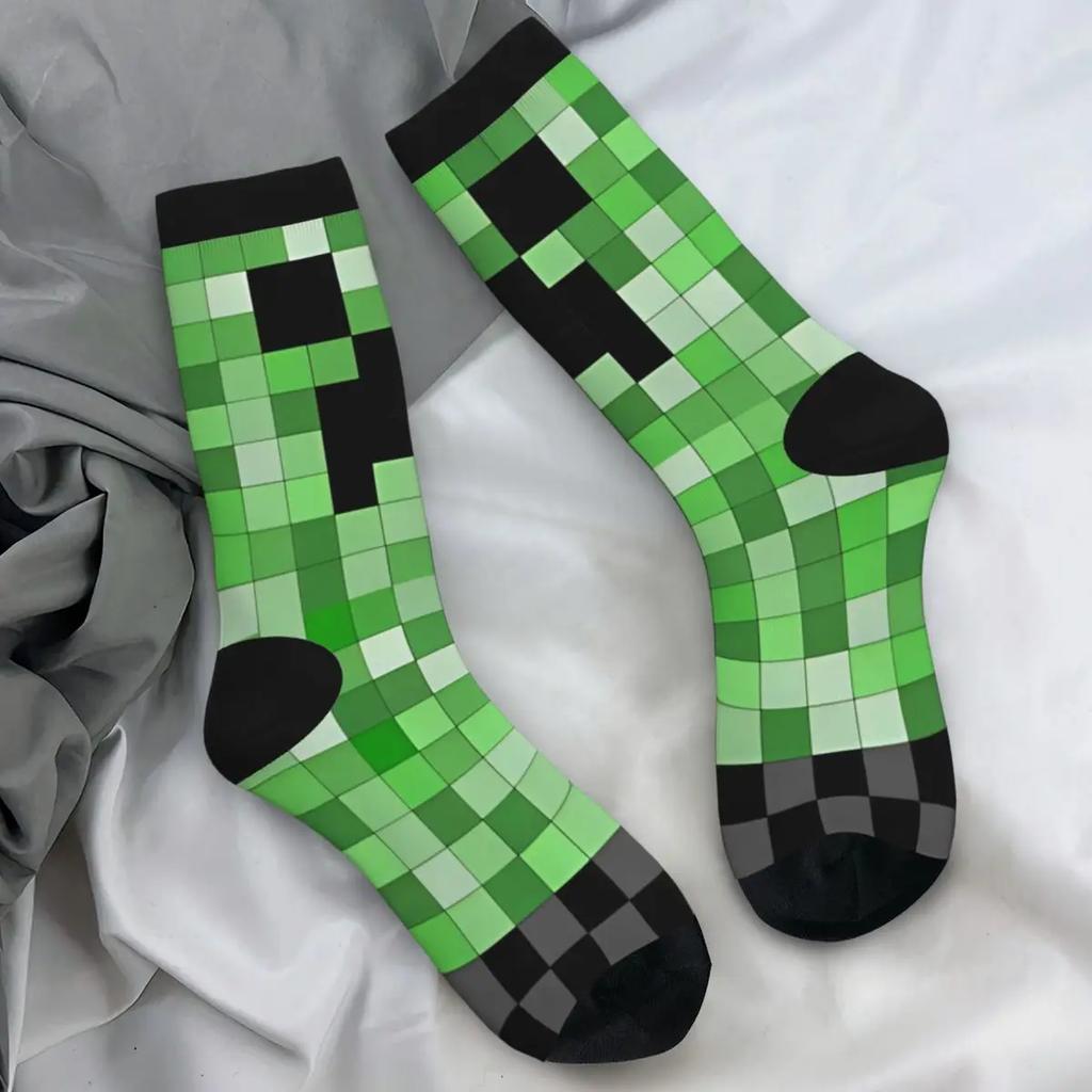 Κάλτσες Creepers Ζευγάρι Πράσινες Καμουφλάζ Κάλτσες Μαλακές Αστείες Κάλτσες Φθινόπωρο Τρέξιμο Αντιολισθητικές Προσαρμοσμένες Κάλτσες Δώρο Γενεθλίων