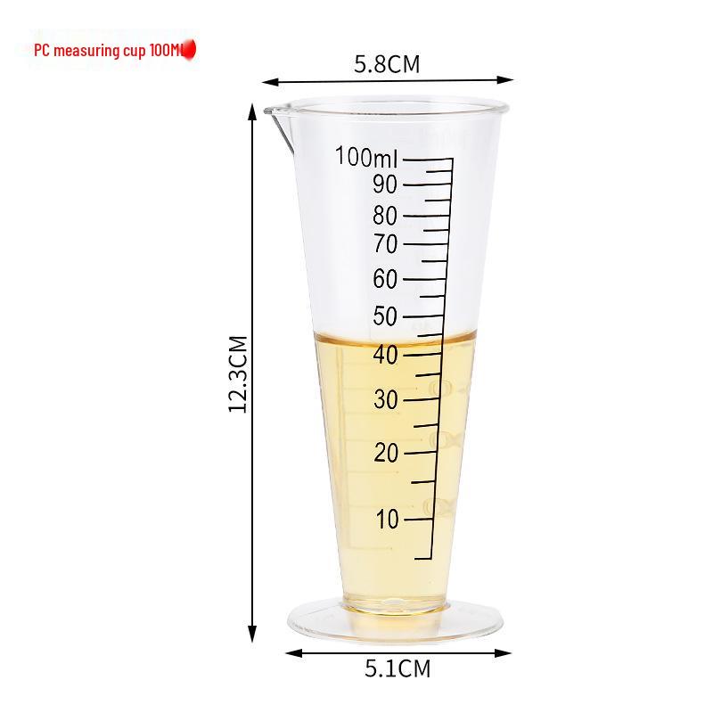 Double Scale Transparent Acrylic Measuring Cup, 200ml-5000ml, for Milk Tea Shops