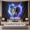 Custom Name Text Tapestry SC Freiburg Personalized Polyester Wall Tapestry For Bedroom And Room