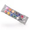 12-Color Acrylic Paint Set for Kids - Student Art & Craft Kit with Paint Strips for Plaster Dolls