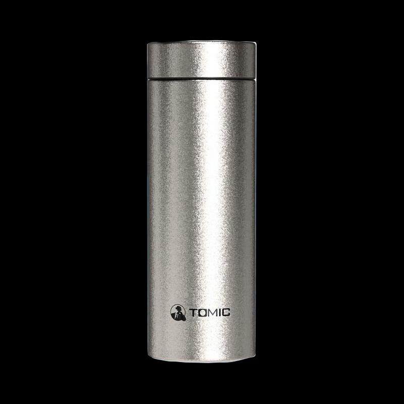 TOMIC 420ml Pure Titanium Insulated Tea Infuser Mug