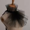 Eleganter Rüschen-Abnehmkragen für Damen Viktorianische Renaissance Halskrause Geschichtetes Netz Jabot Falscher Kragen Choker