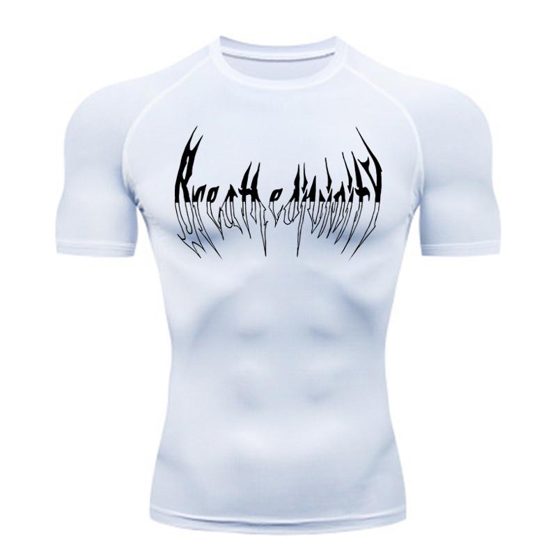 Herren Enges T-Shirt Laufen Sport Fitness Training Essentielle Sportbekleidung Schnelltrocknend Fitness Eng Sportbekleidung
