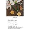 Retro round bead necklace female horse skirt han dynastycheongsamsweater chain