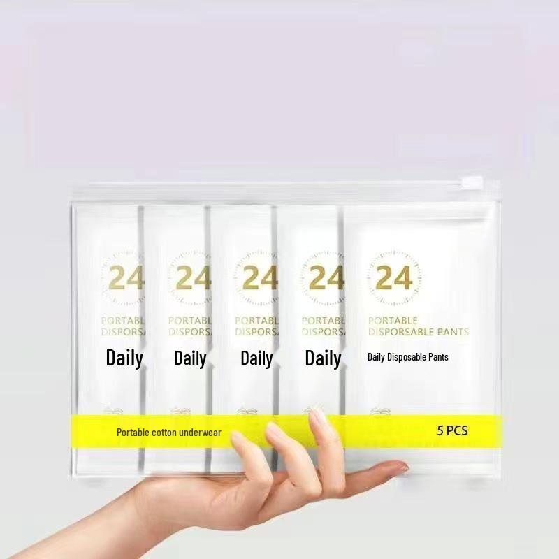 Pure Cotton Disposable Seamless Maternity Panties - Plus Size, Travel, Postpartum, Daily Use, Individually Packaged