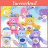 Adorable Plush Care Bears Heart Bear Keychain Soft Toy For Backpack Decoration