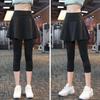 High-Waisted Two-in-One Skirt Leggings - Quick-Dry, Hip-Lifting Yoga and Running Pants