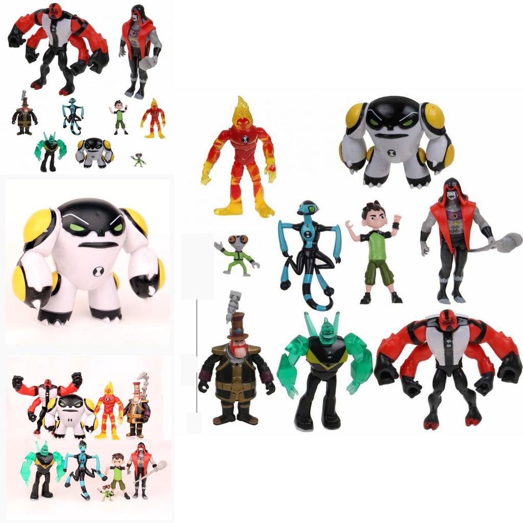 Klasické figurky postav Ben 10 Perfektní pro zdobení dortů nebo jako sběratelský dárkový set