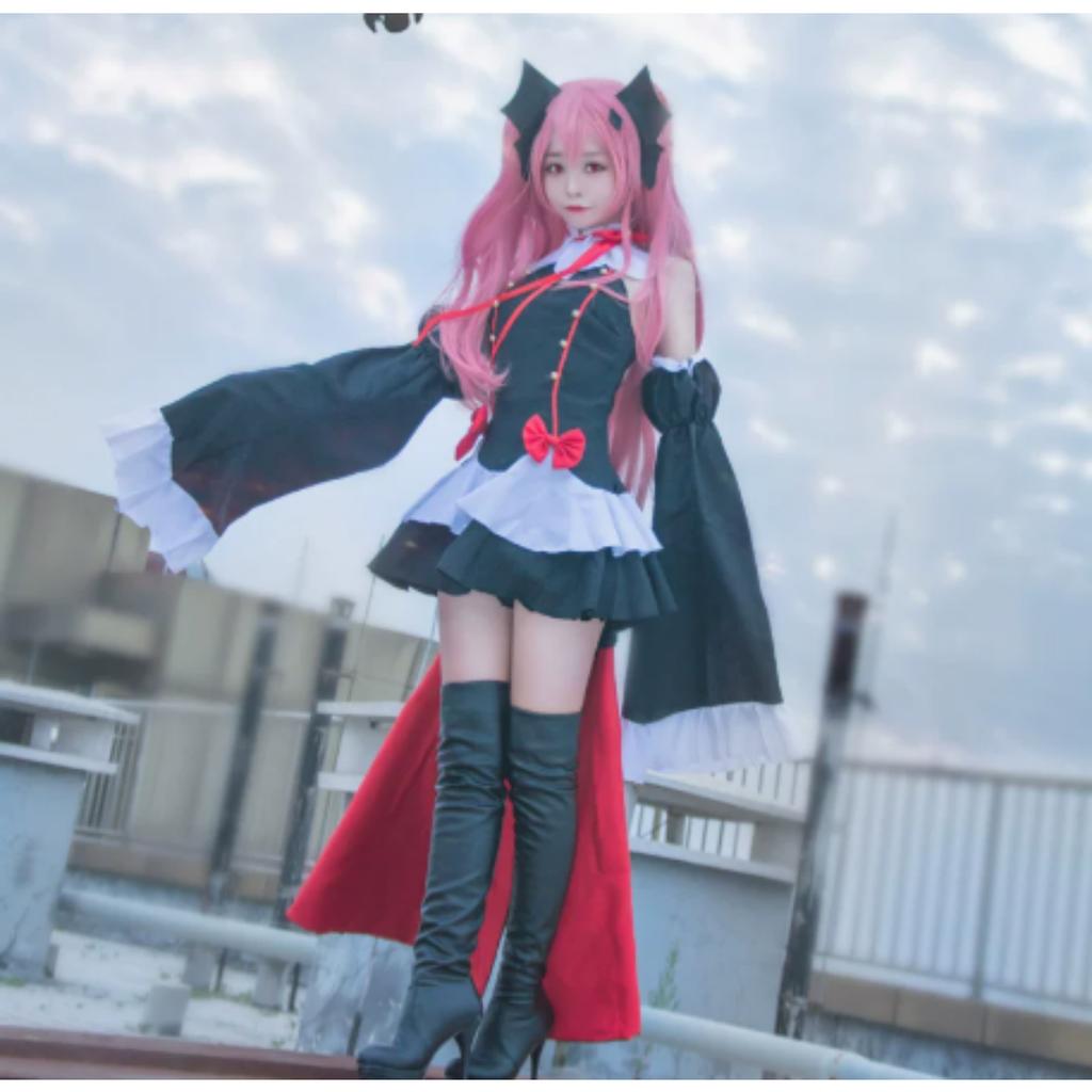 Anime Seraph of the end Krul Tepes Cosplay LolitaDress Vampire Costume Uniform